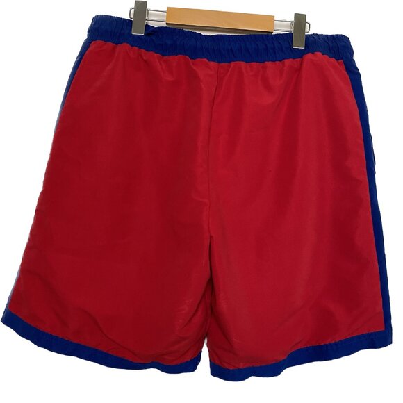 Montreal Canadiens NHL Shorts Men XL Red Blue Swim Sporty Logo Colour Block - Picture 2 of 15